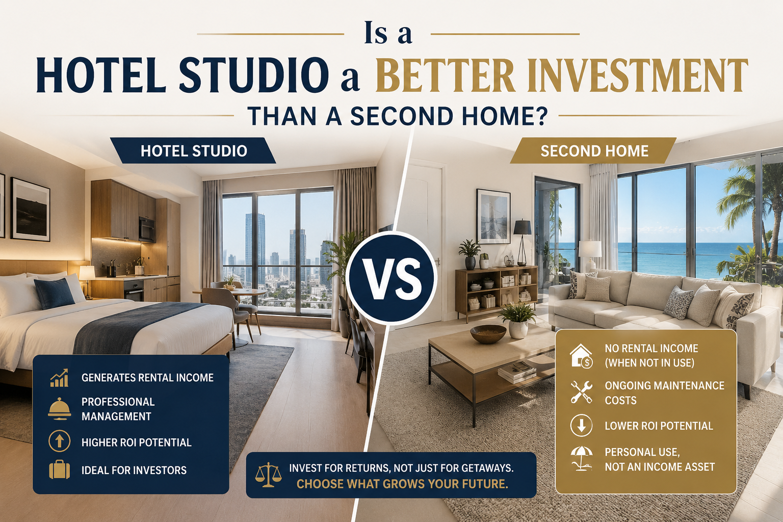Is a Hotel Studio a Better Investment Than a Second Home?